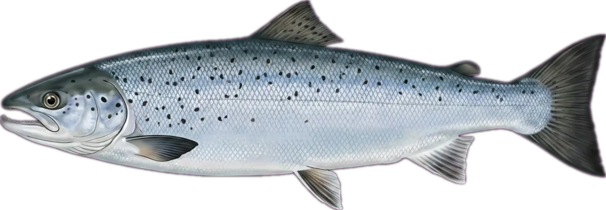 Atlantic Salmon illustration