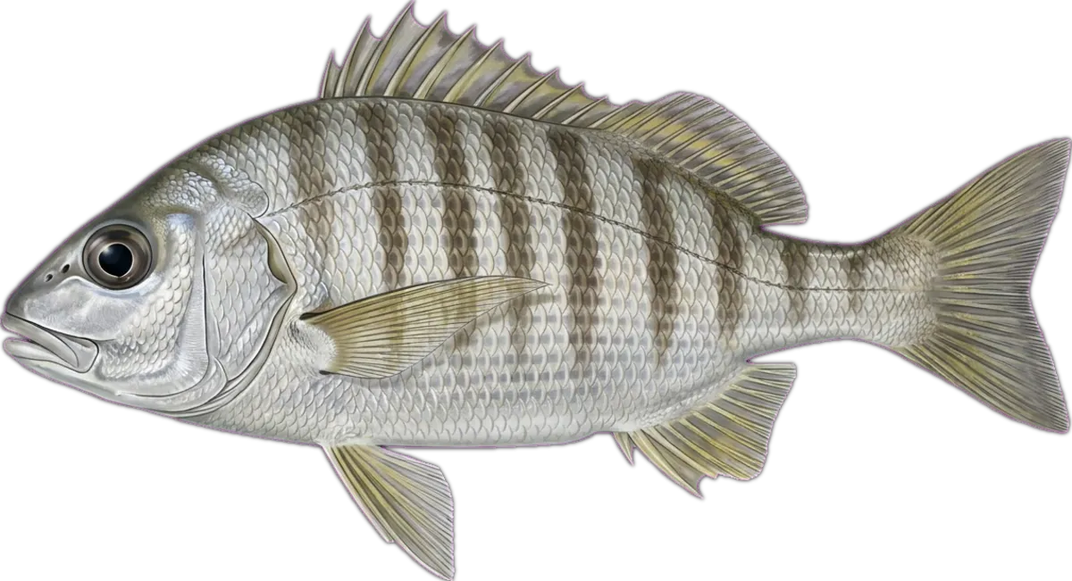 Barred Grunter illustration