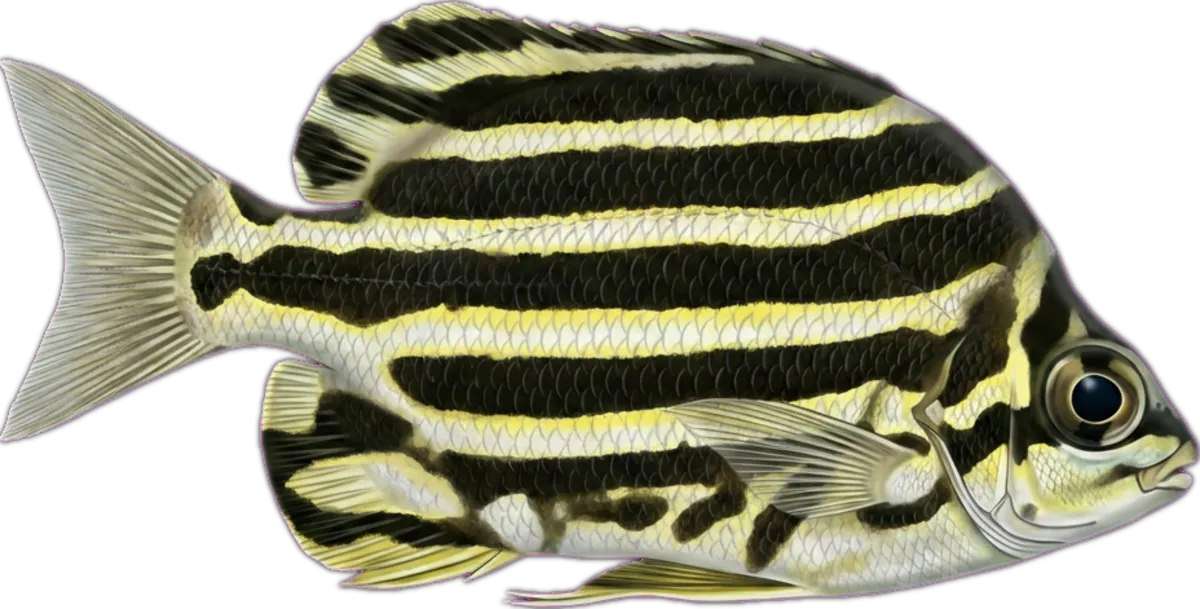 Black Banded Bream illustration