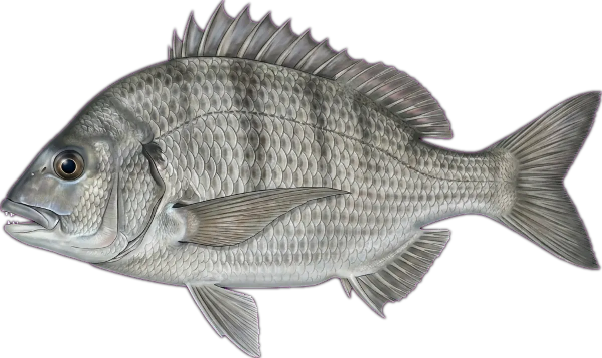 Black Bream illustration