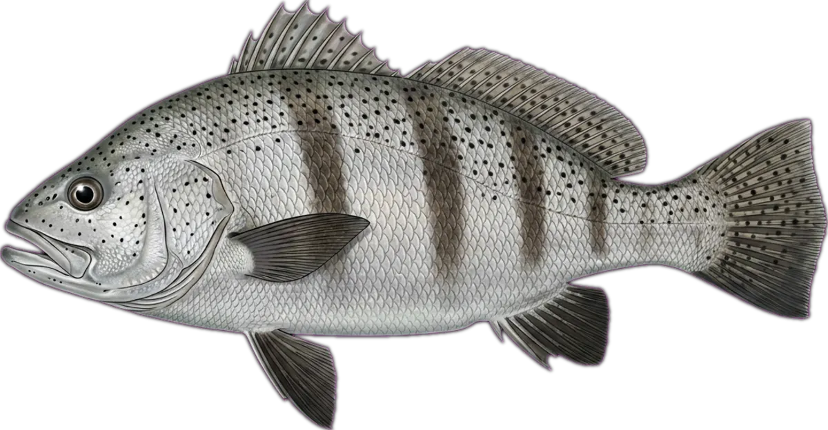 Black Jewfish illustration