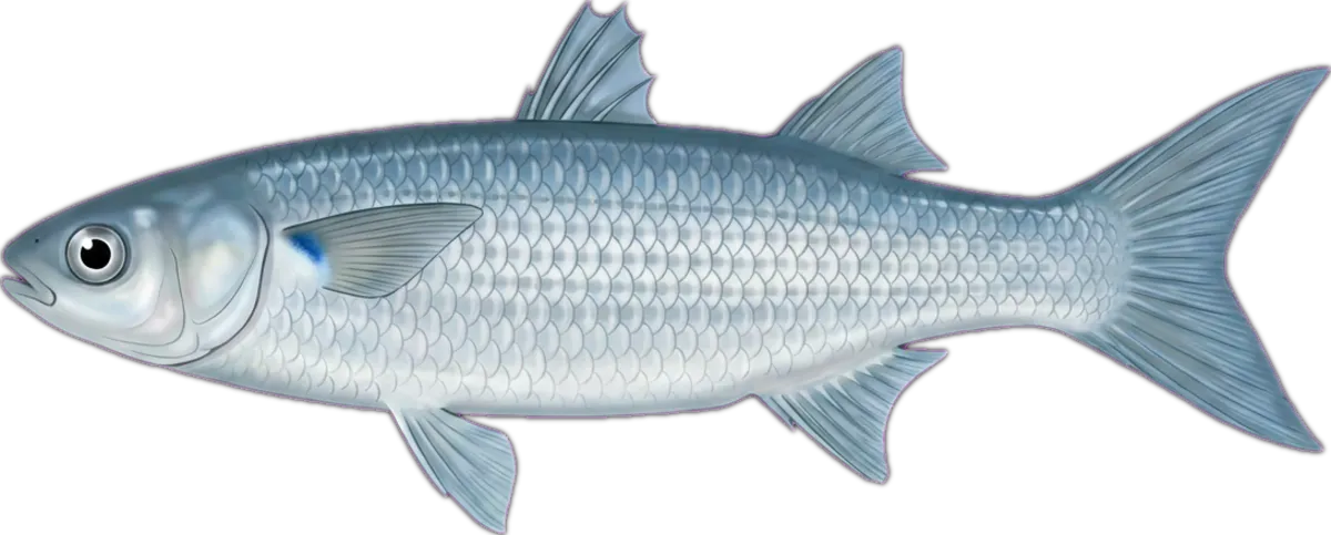 Bluespot Mullet illustration