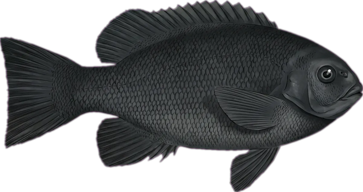 Eastern Rock Blackfish / Drummer illustration