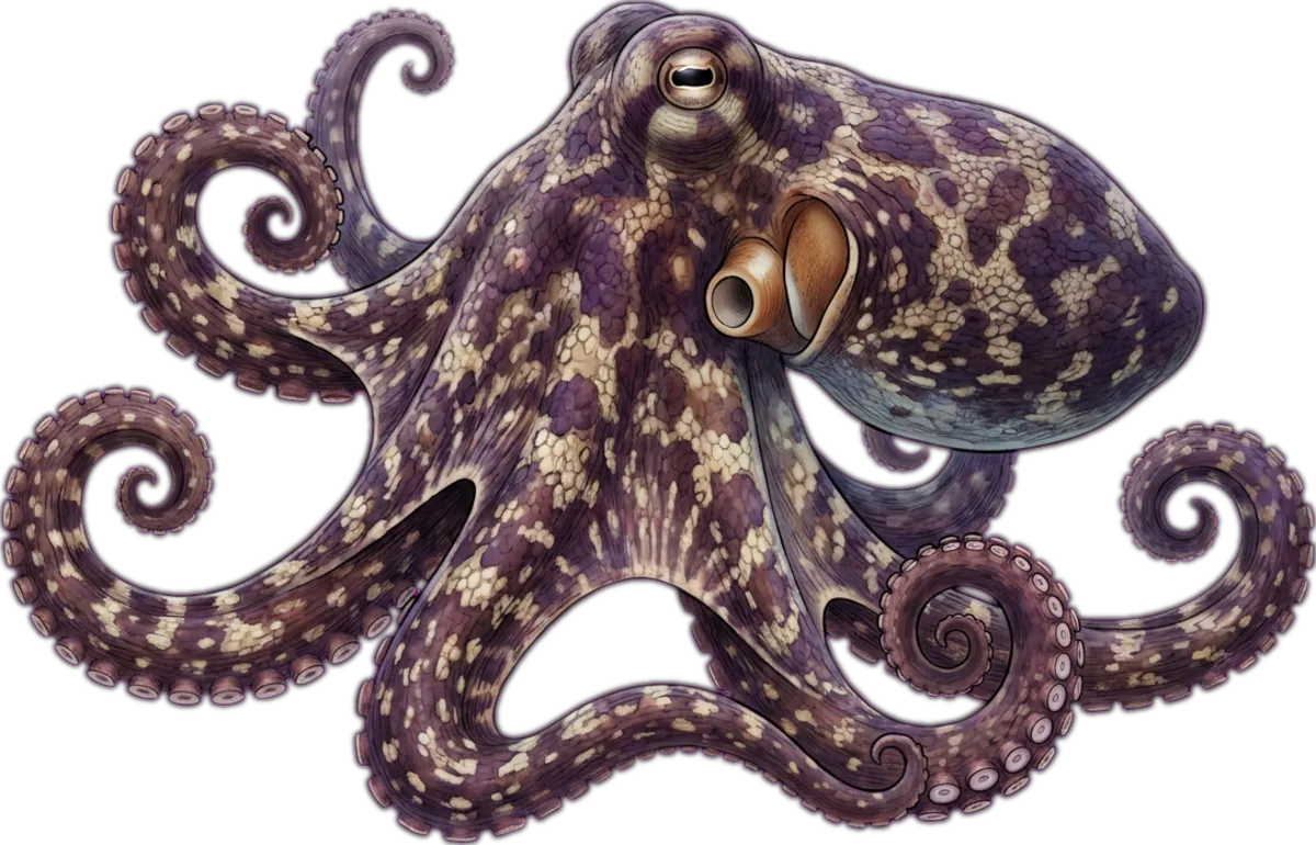 Gloomy Octopus illustration