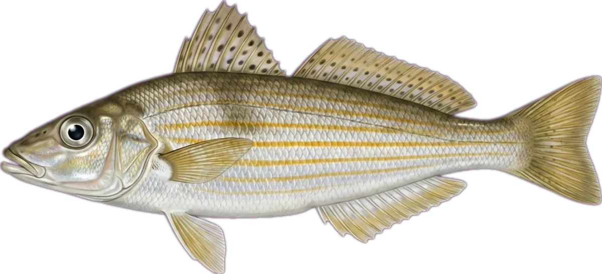 Golden-lined Whiting illustration