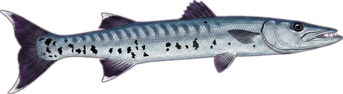 Great Barracuda illustration