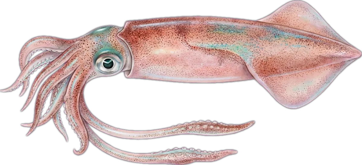 Mitre Squid illustration