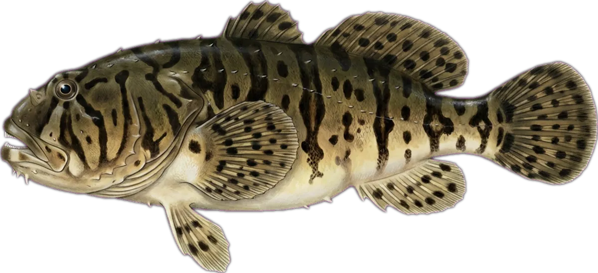 Banded Toadfish illustration