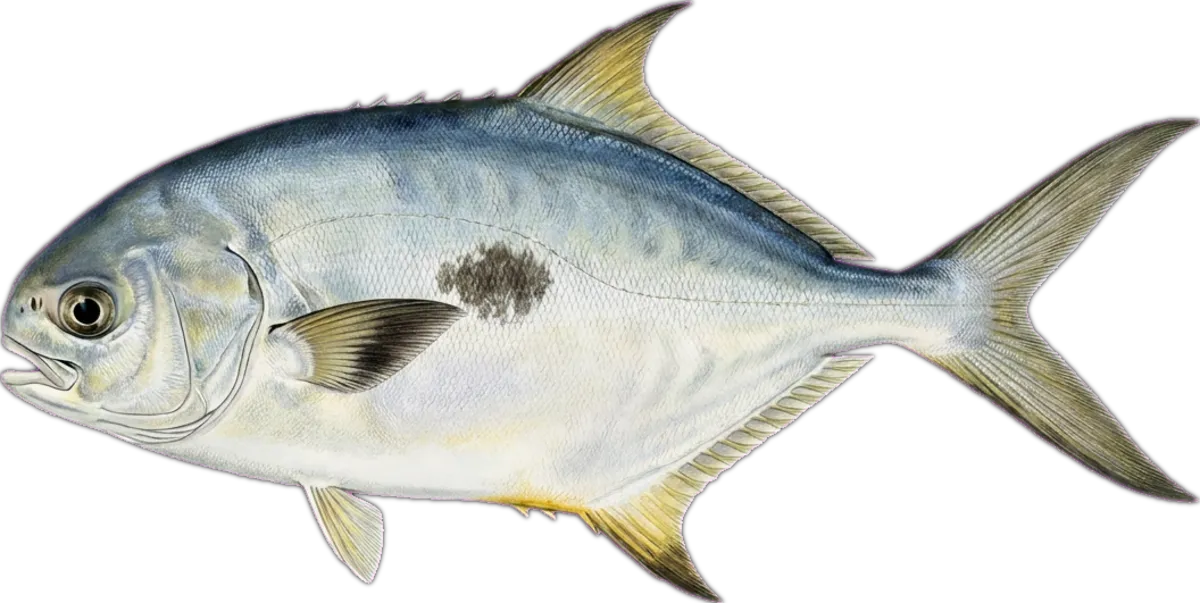 Oyster Pompano illustration
