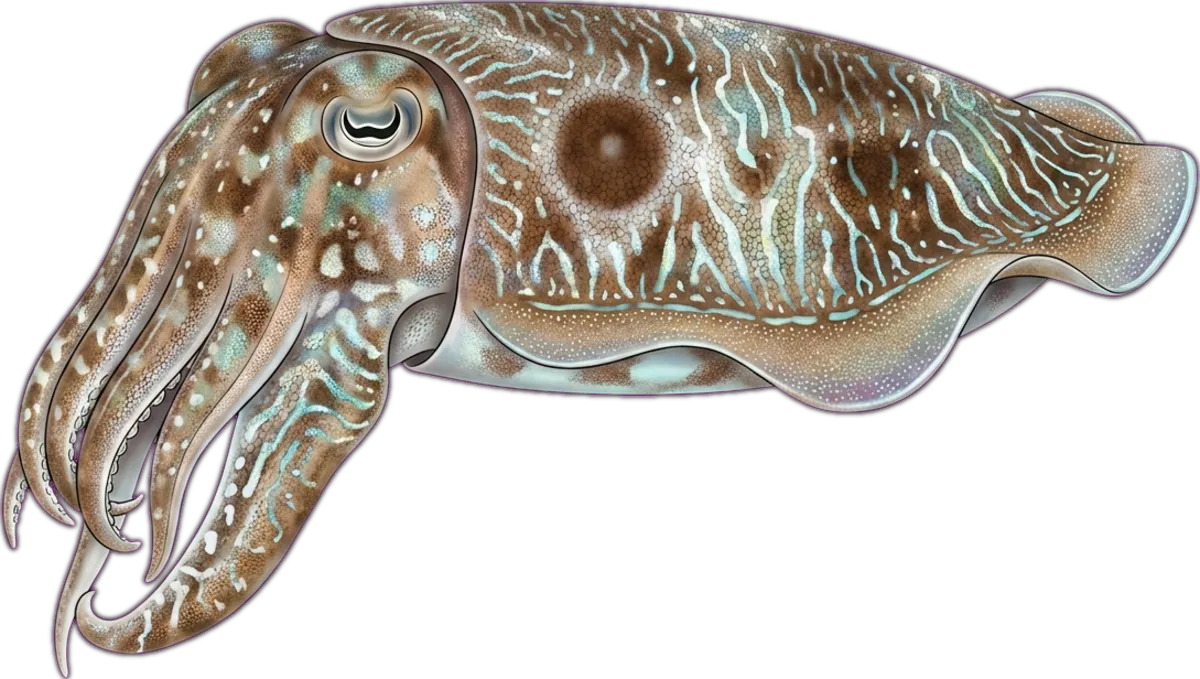 Pharaoh Cuttlefish illustration