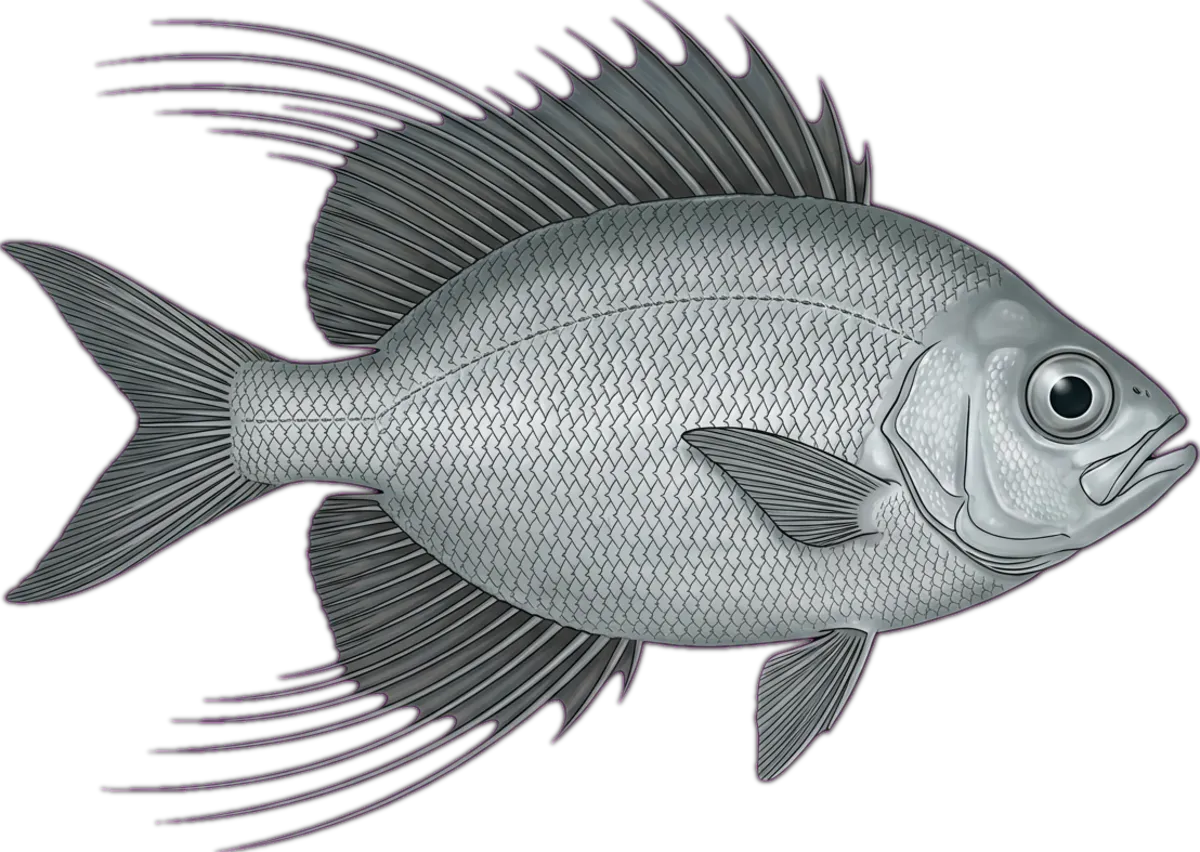 Prickly Fanfish illustration