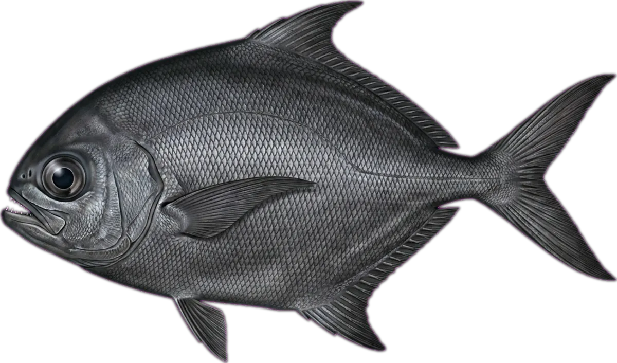Rough Pomfret illustration