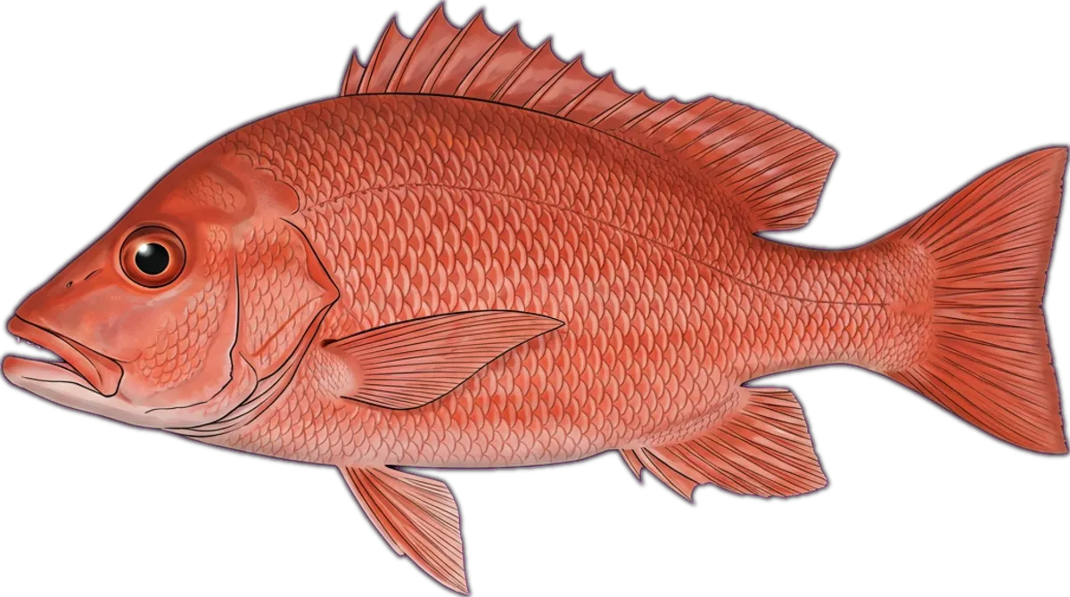 Saddletail Snapper illustration