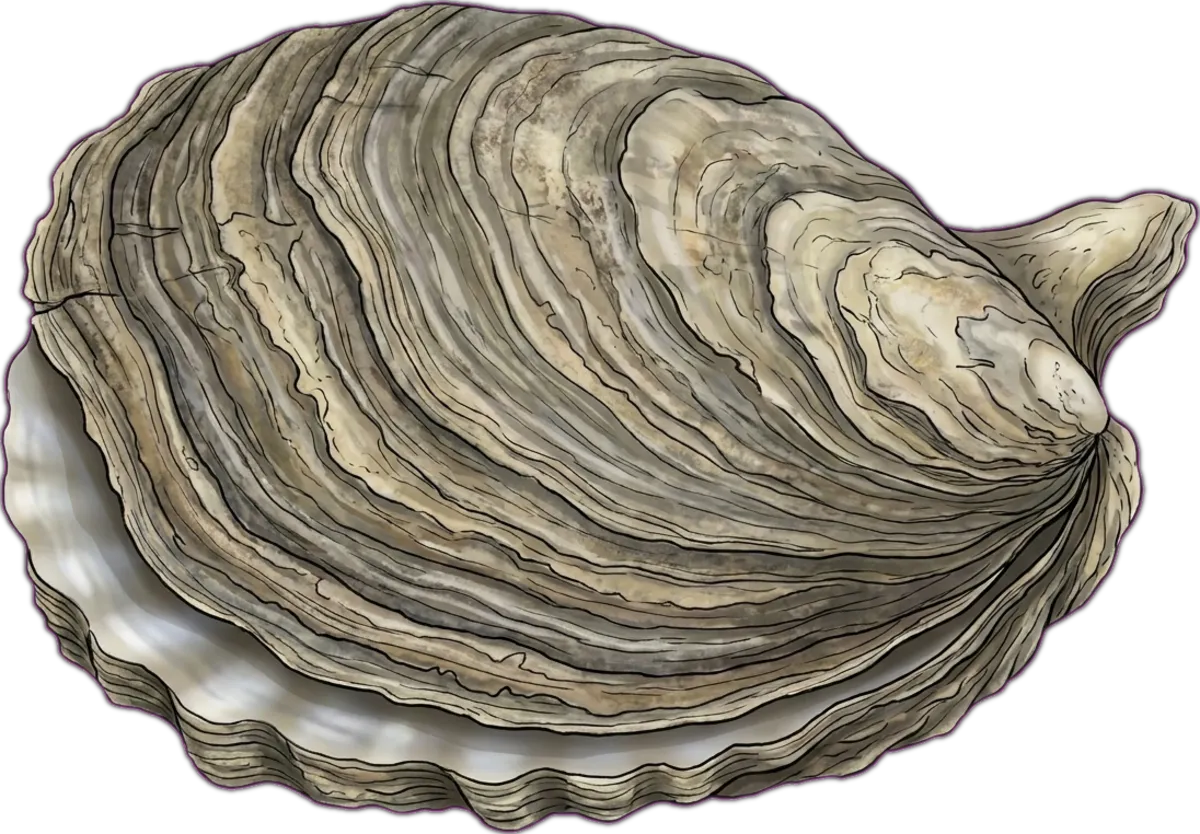 Silver-lip Pearl Oyster illustration