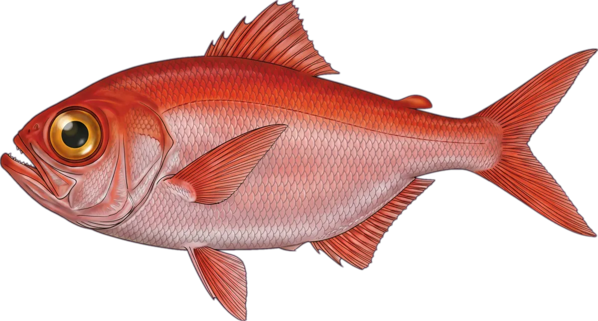 Splendid Alfonsino illustration