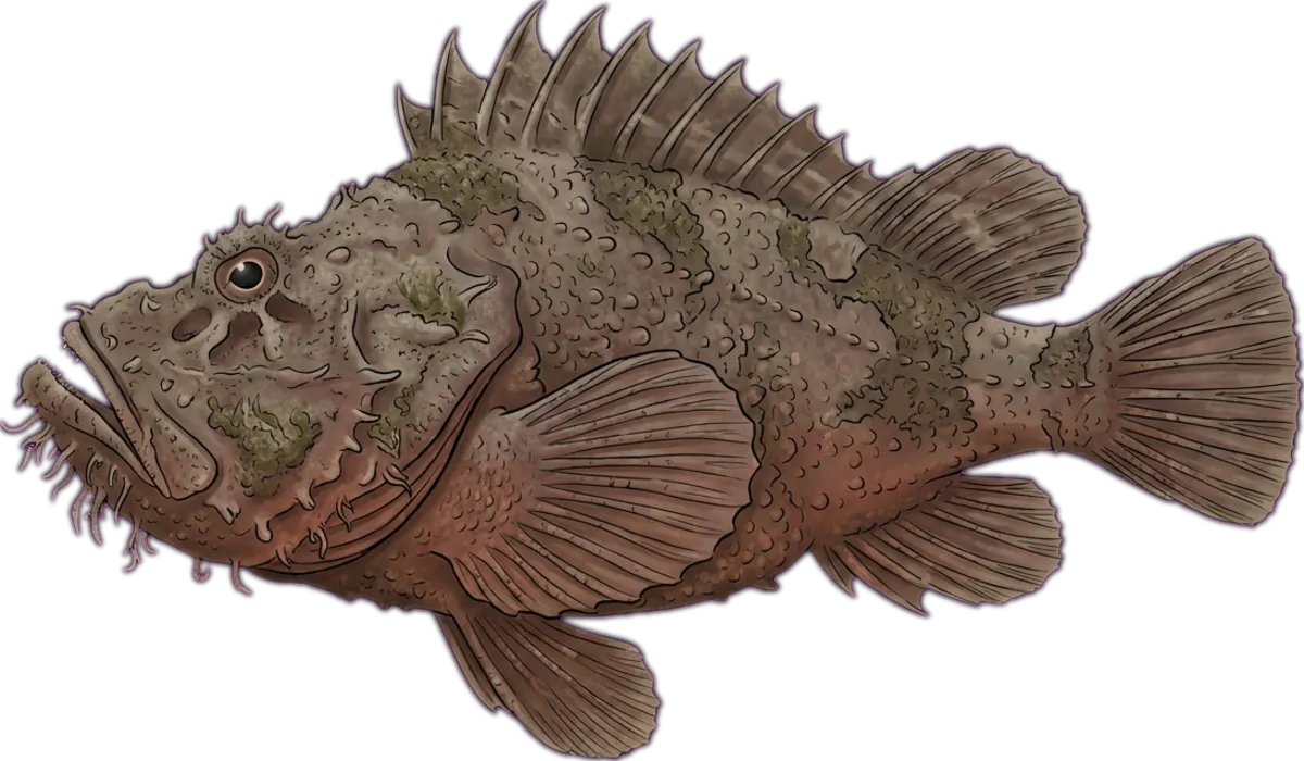 Estuarine Stonefish illustration