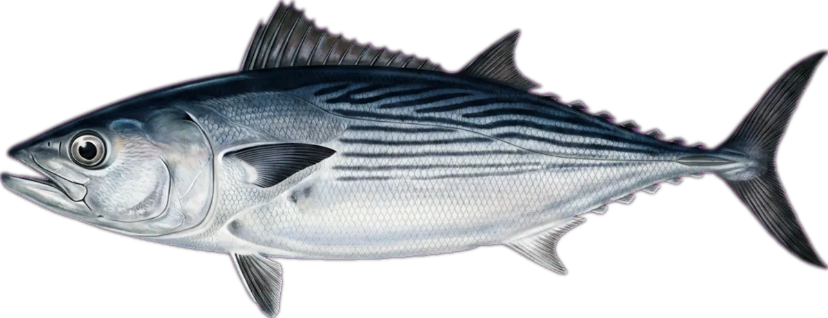 Striped Bonito illustration