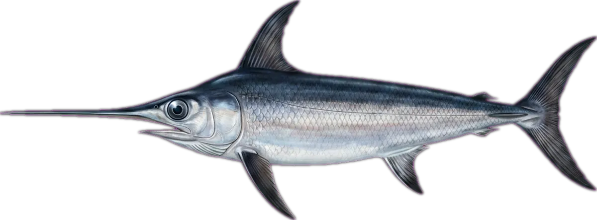 Broadbill Swordfish illustration