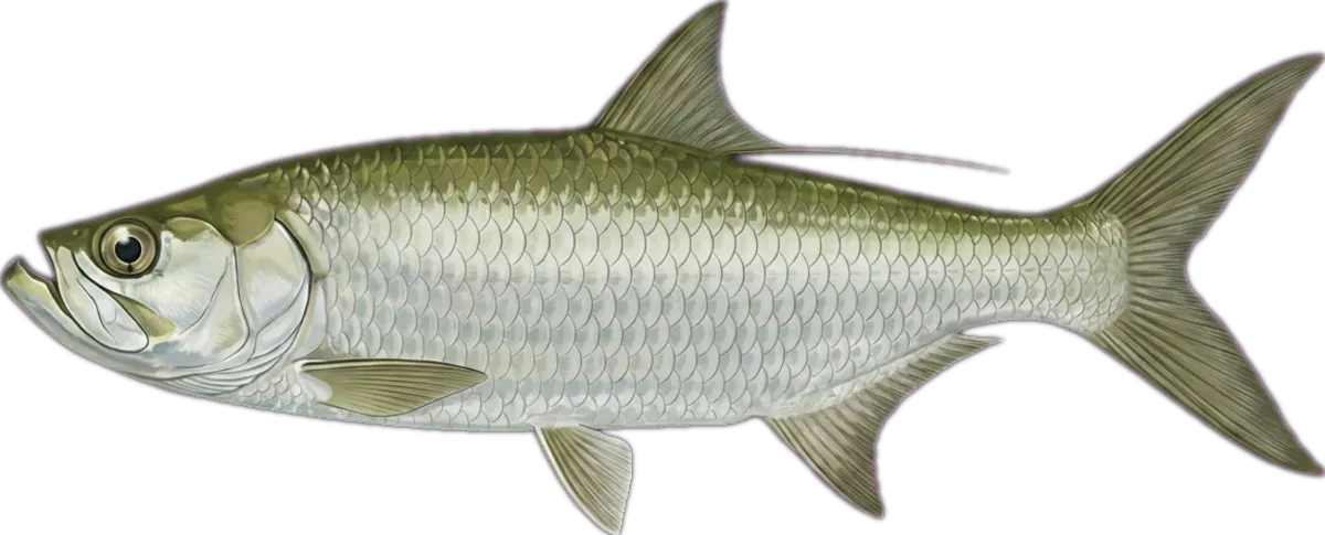 Oxeye Tarpon illustration