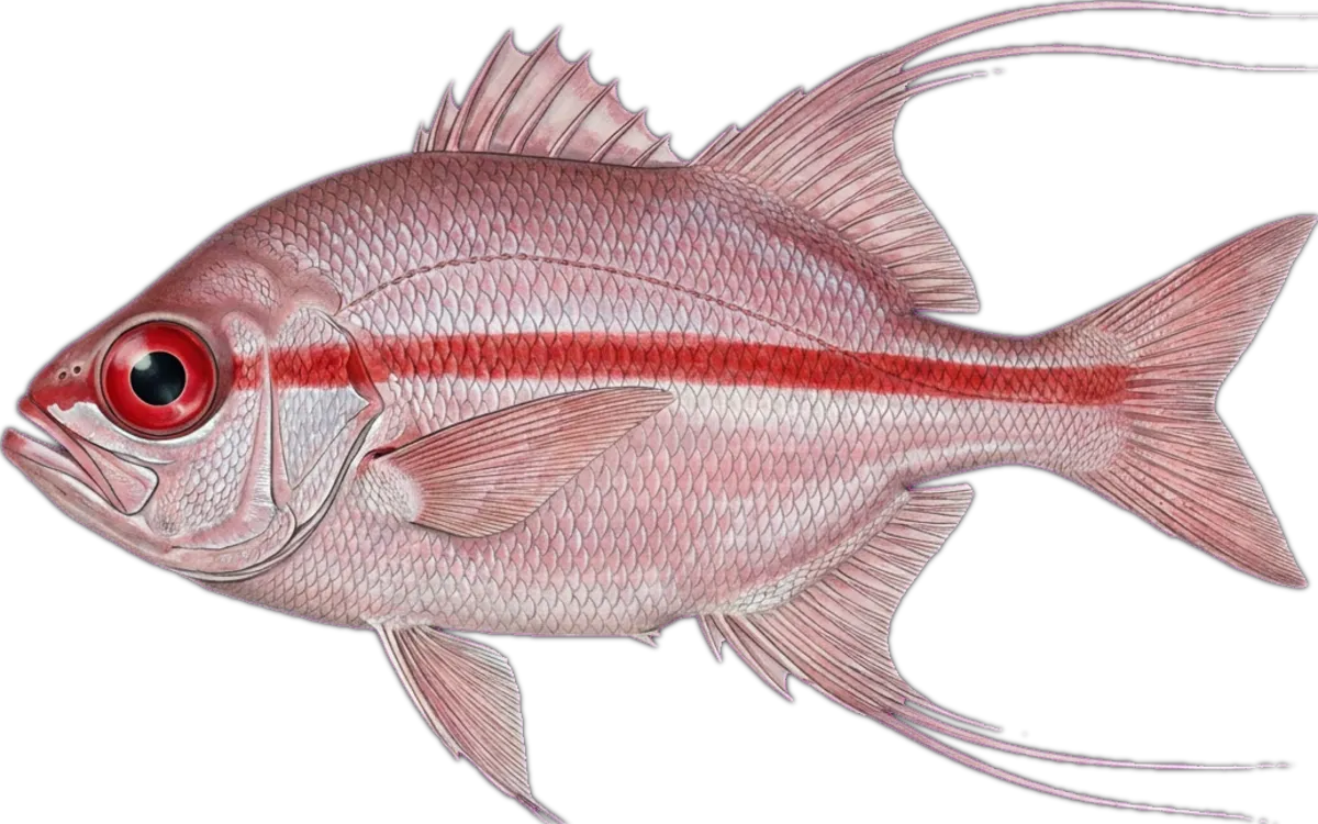 Threadfin Pearl-perch illustration