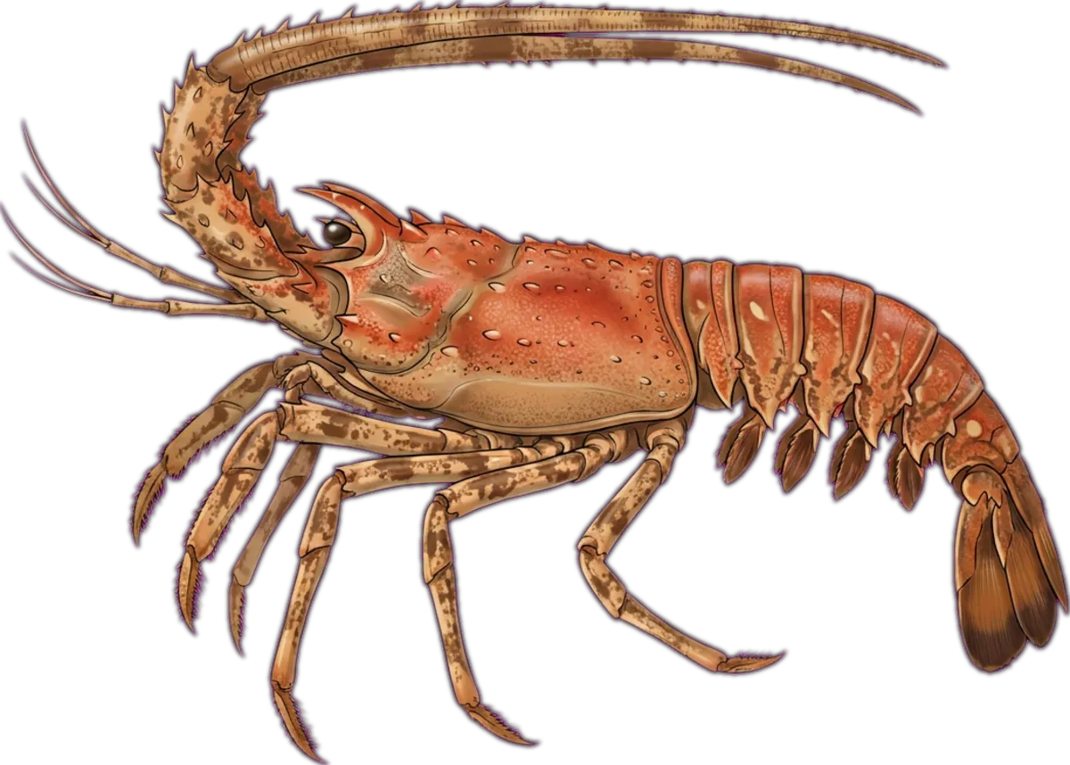 Trigon Lobster illustration