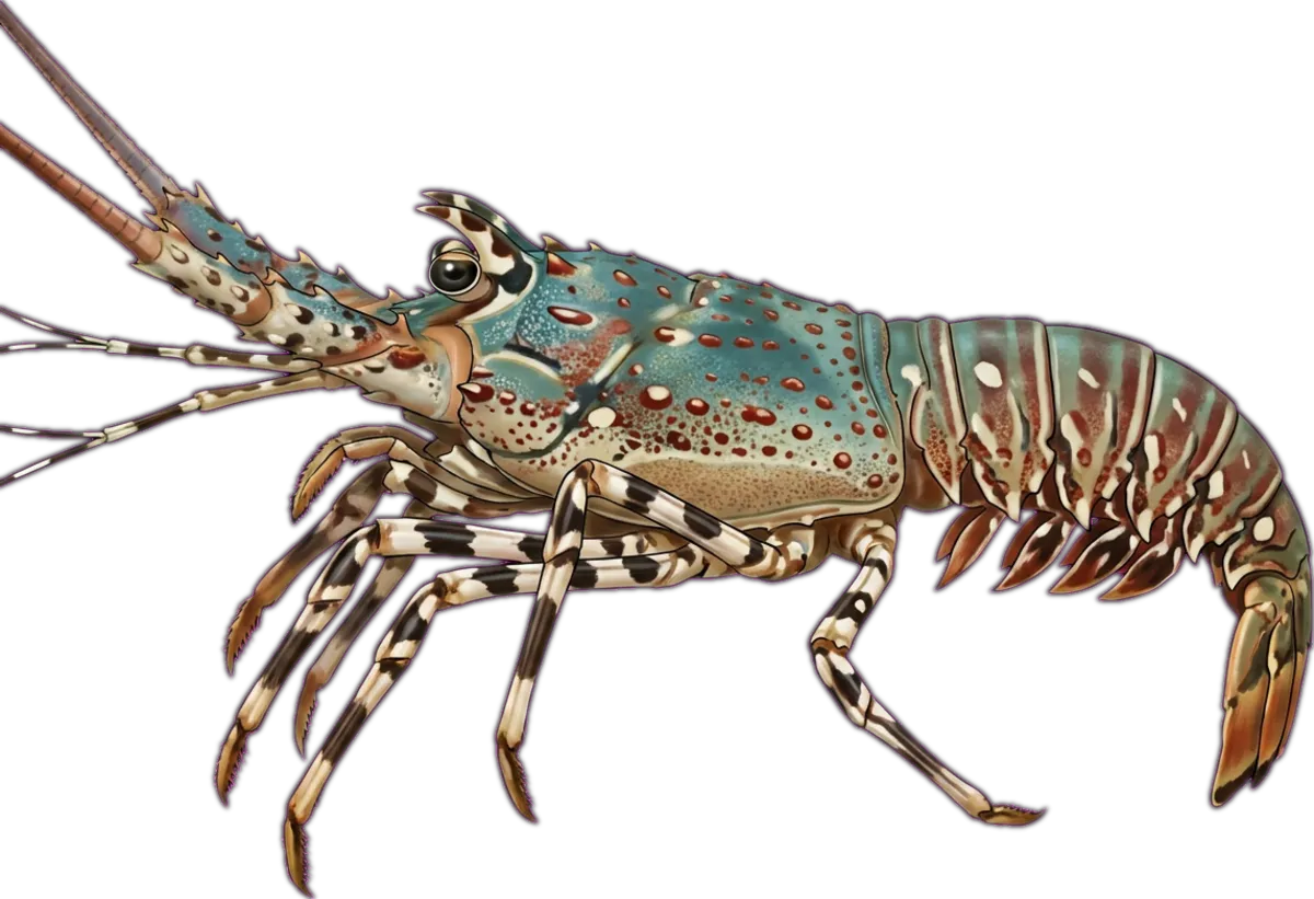 Tropical Rock Lobster illustration