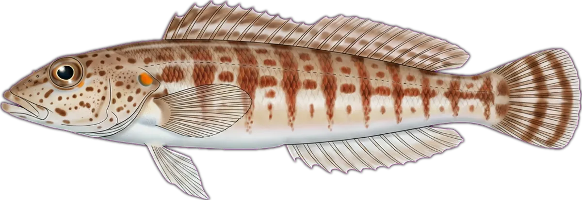 Yellowbar Sandperch illustration